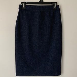 Navy Halogen Pencil Skirt